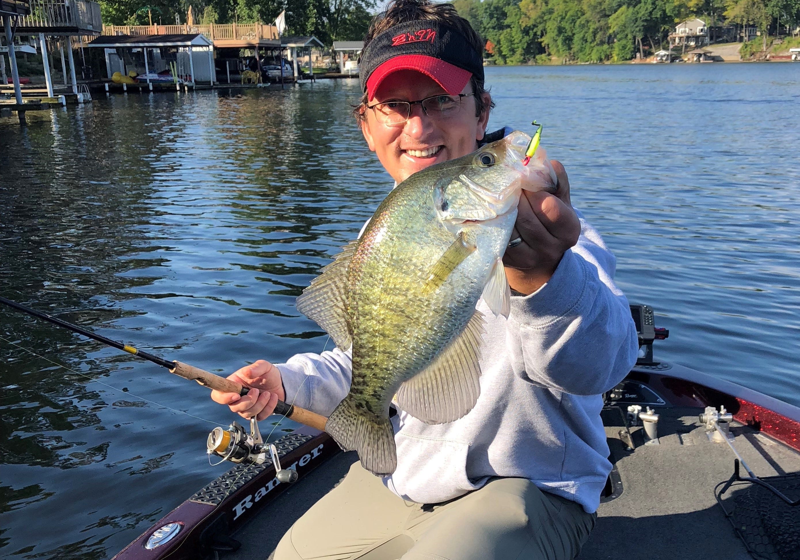 dock shooting crappie