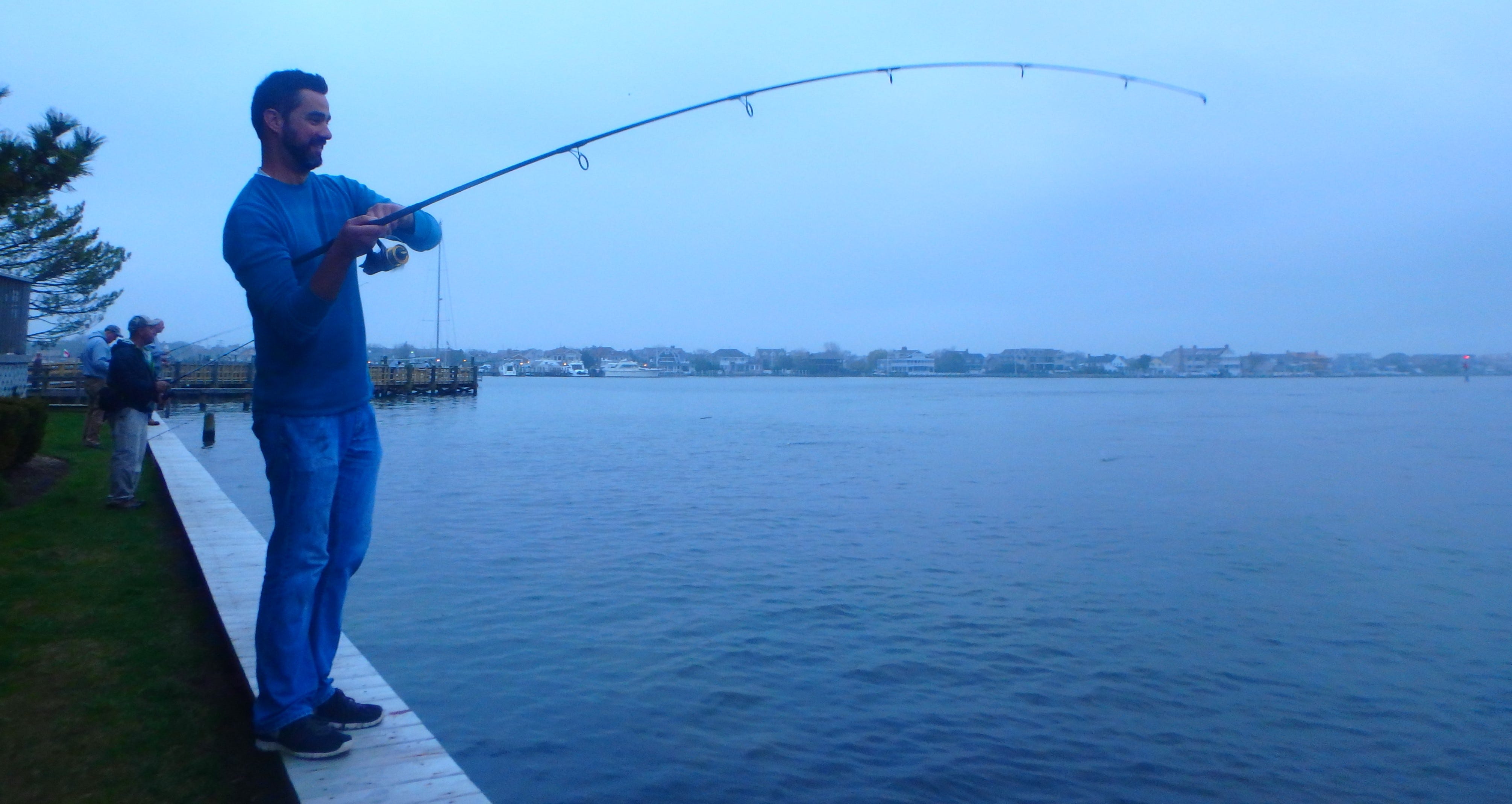 catching a bluefish