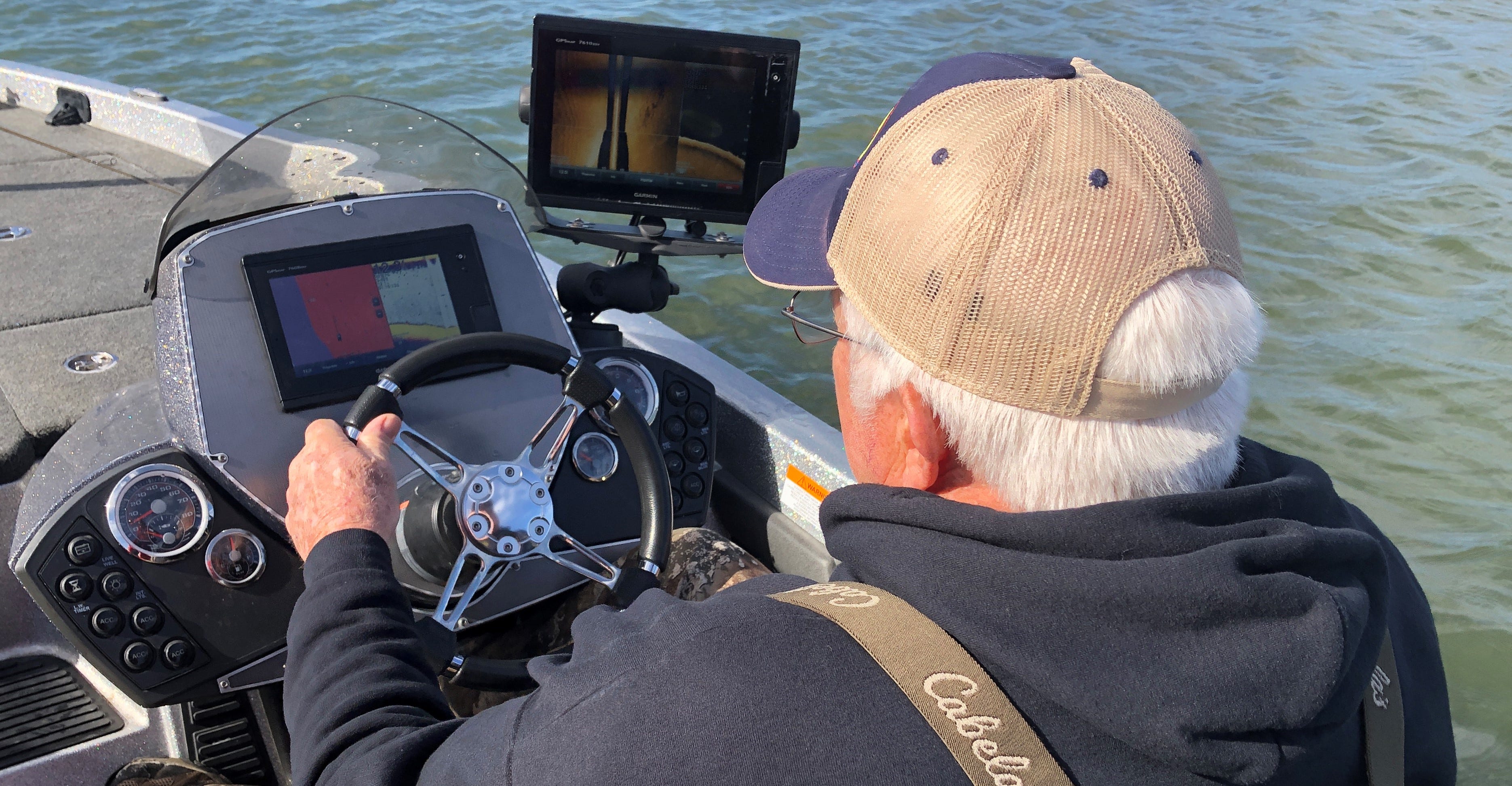 searching for crappie with electronics