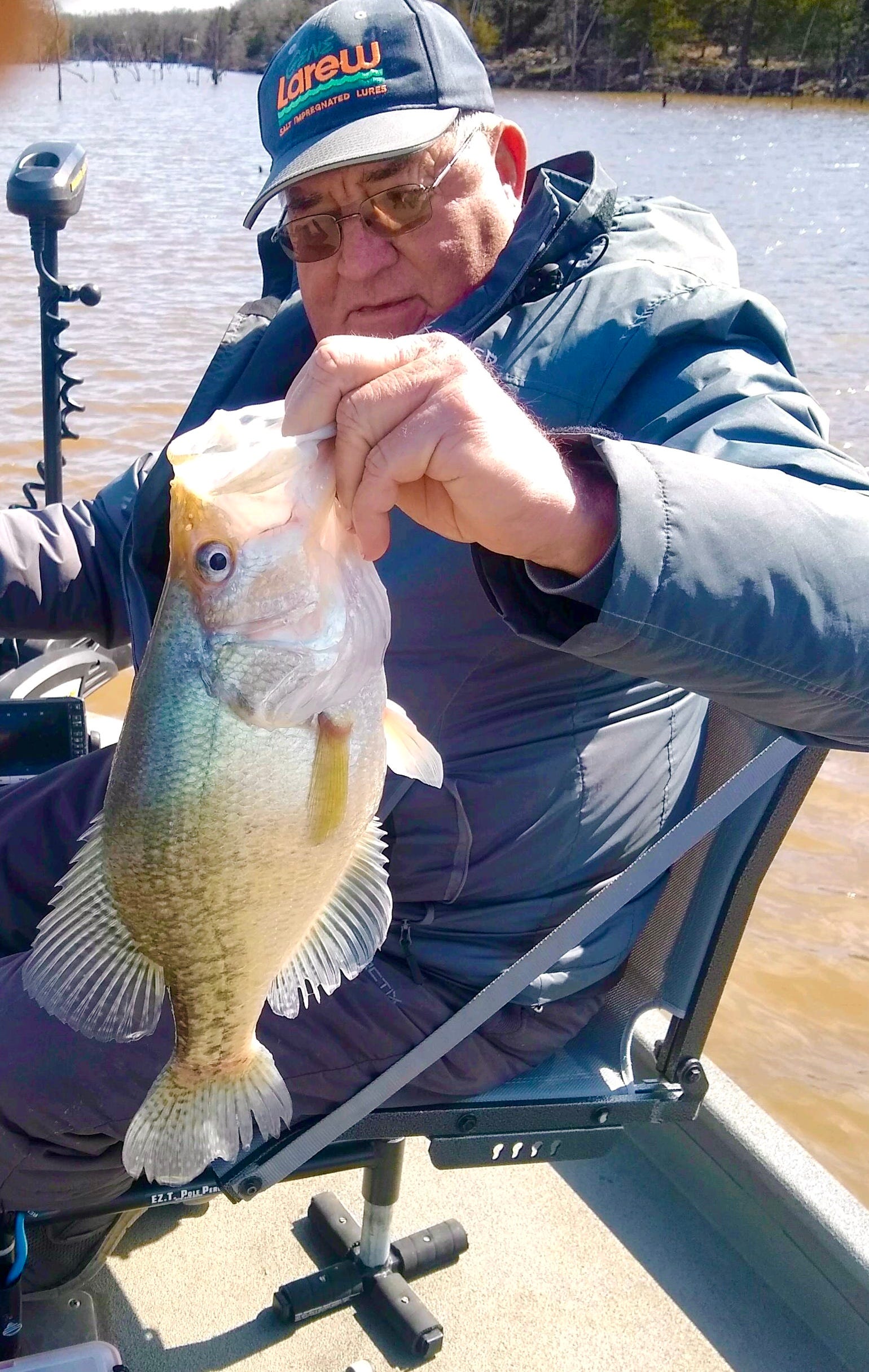 Leon Mears with crappie