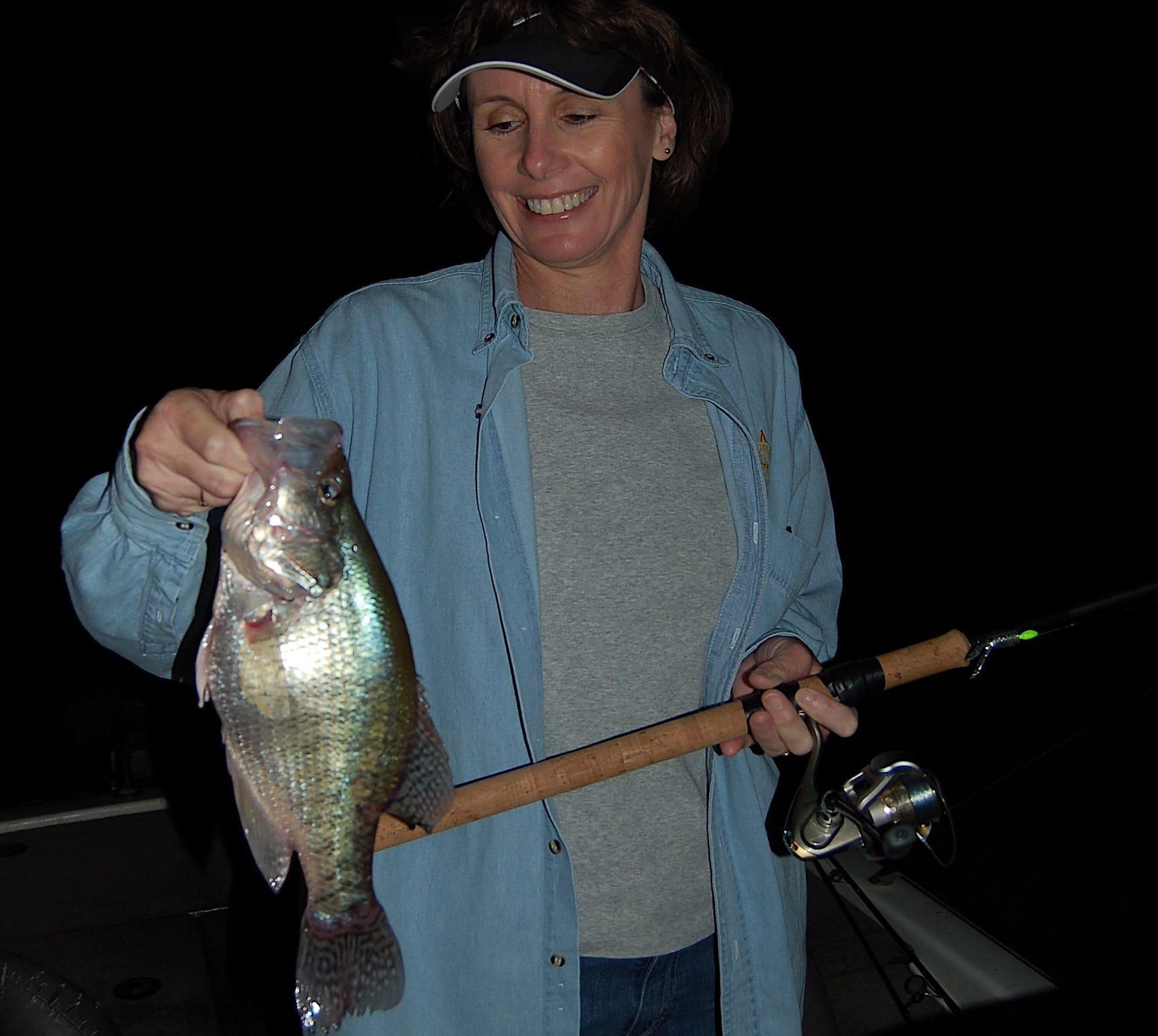 night crappie fishing