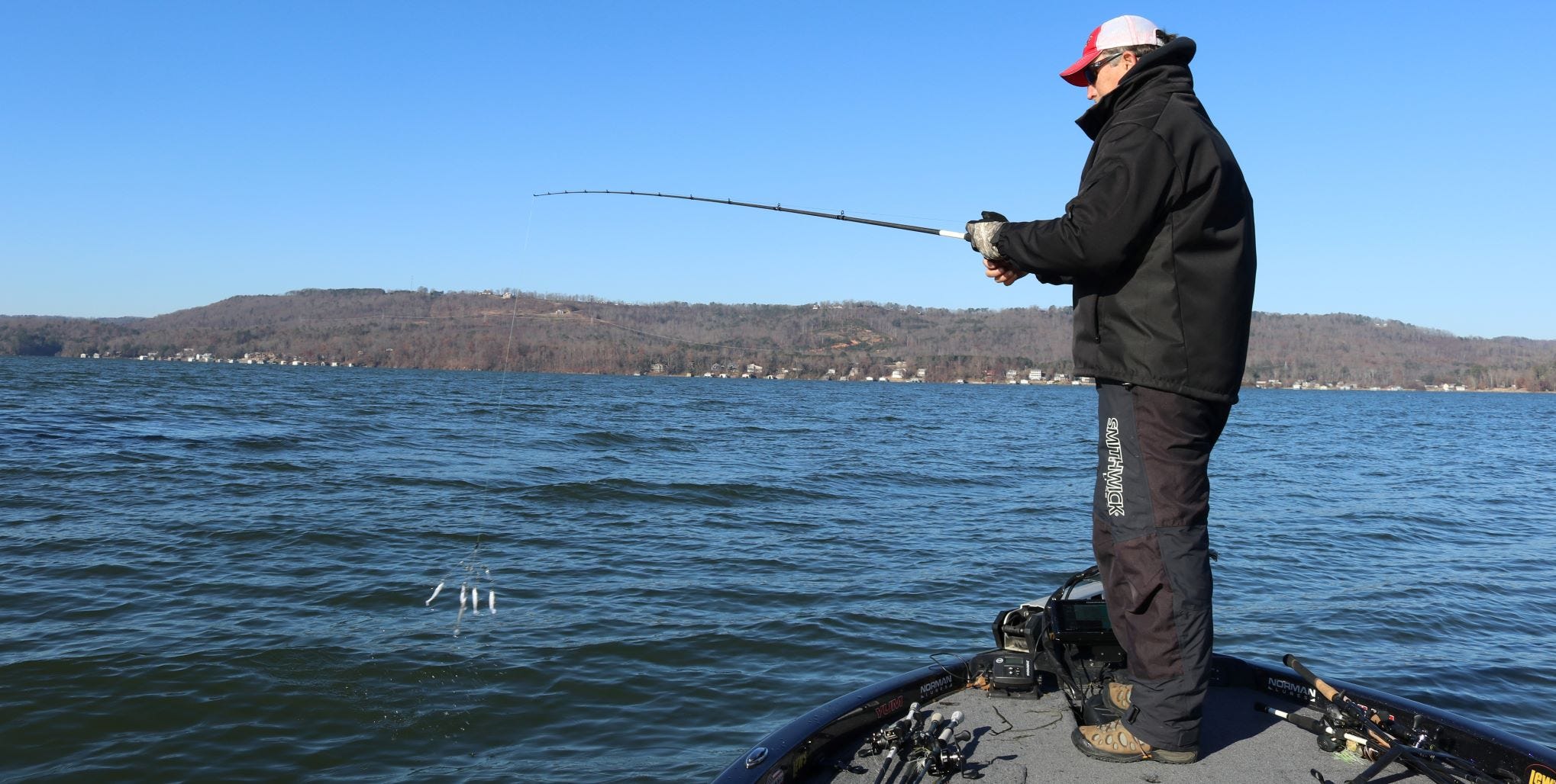 Tried out the umbrella rig for the first time today, I would say it worked!  : r/bassfishing