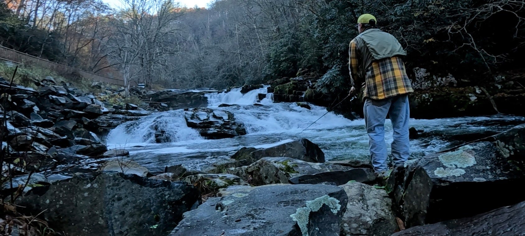 winter trout fishing