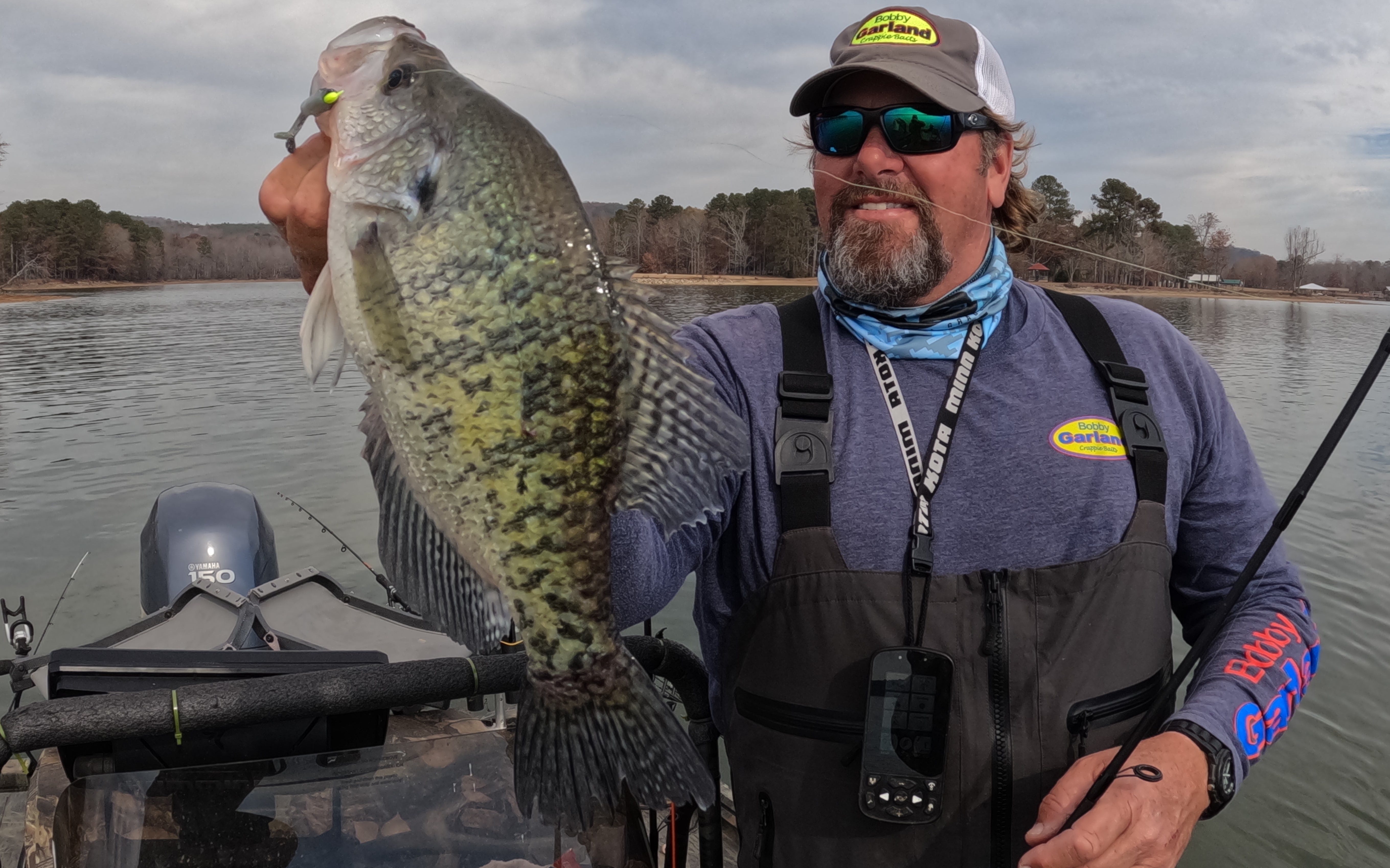 Winter crappie catch