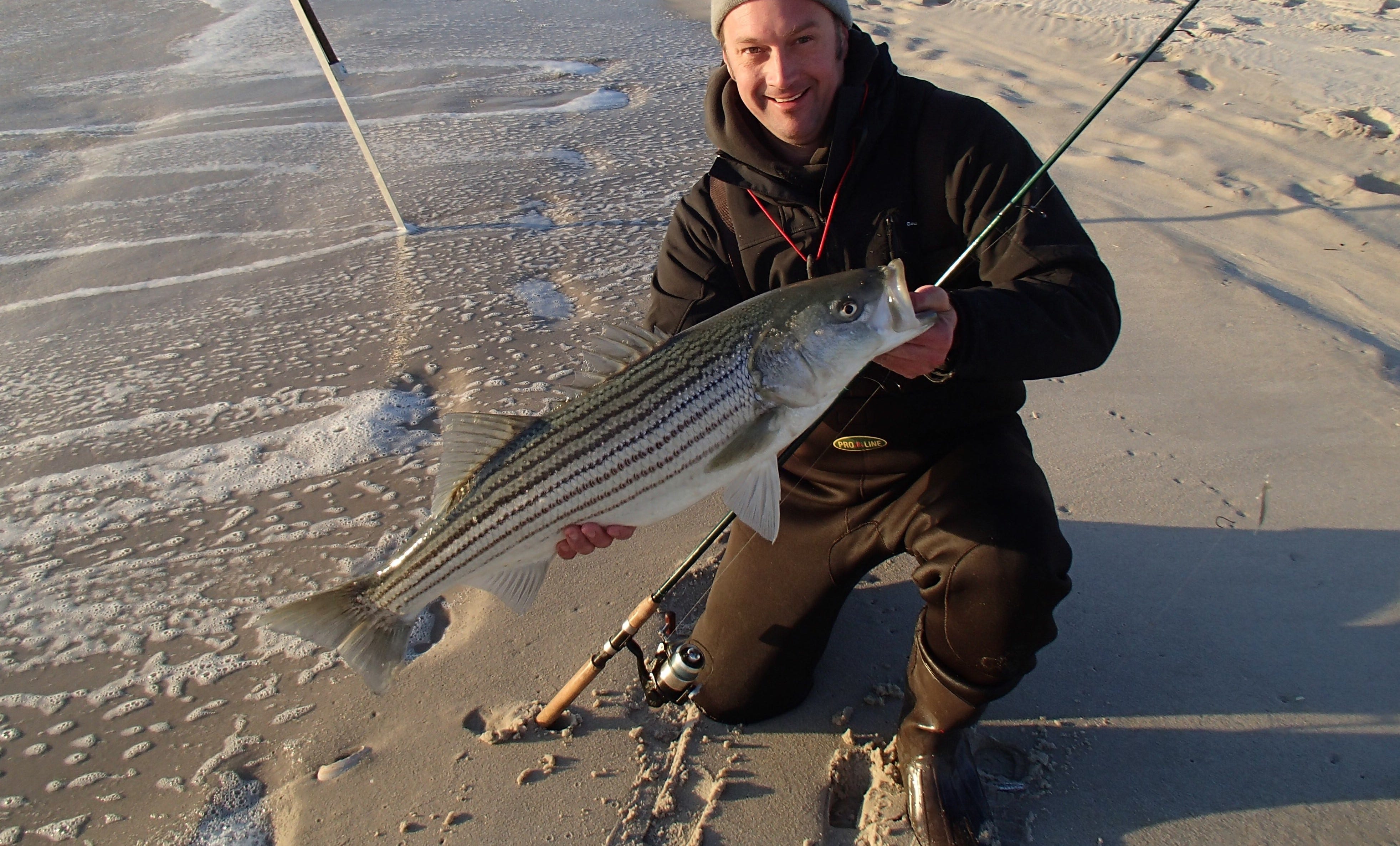 Surf Casting Bombers for Stripers