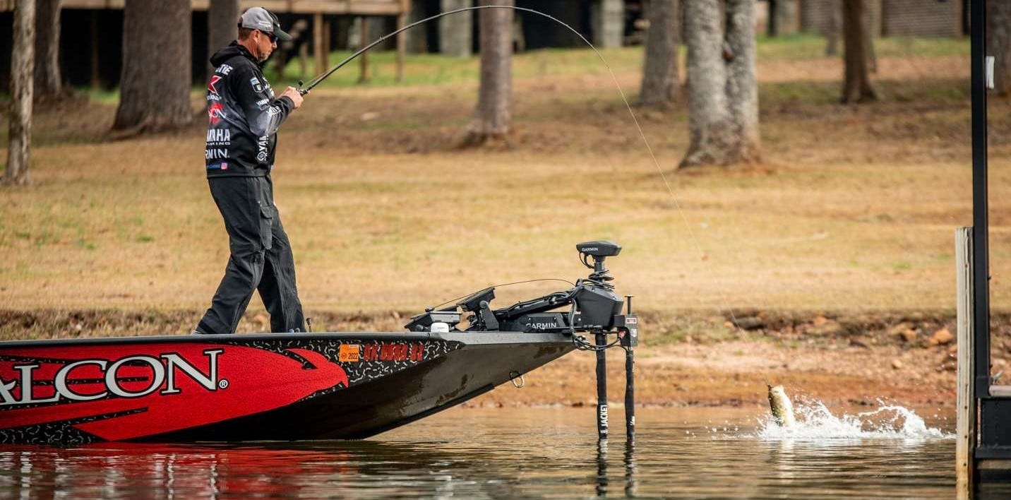 Jason Christie fishing Bassmaster Classic