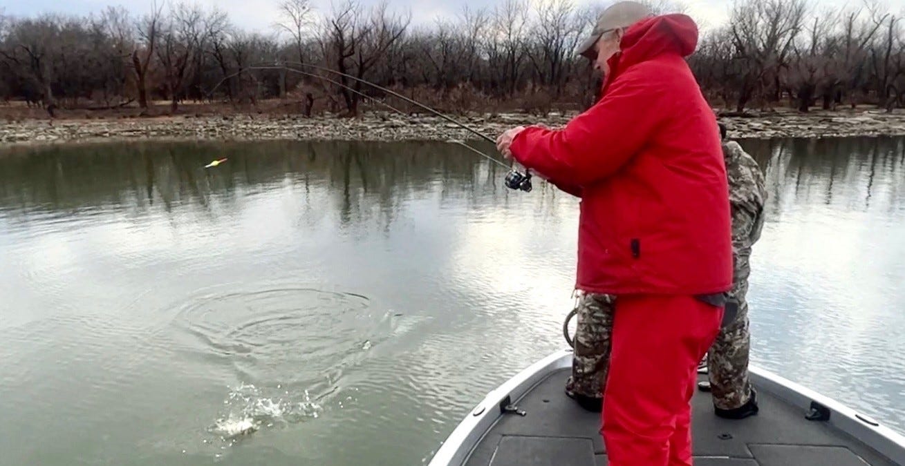 catching crappie with a float rig