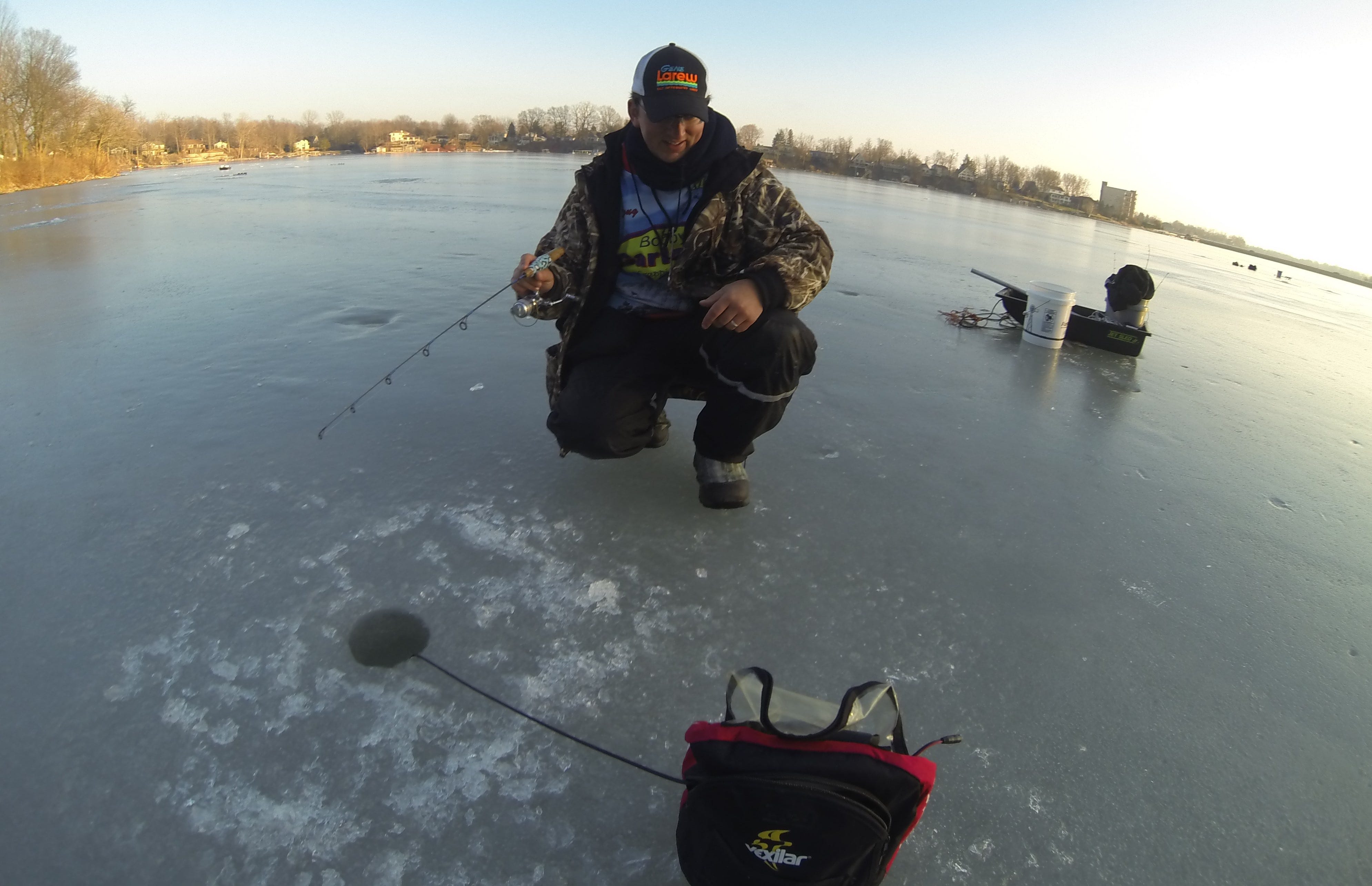 ice fishing for panfish