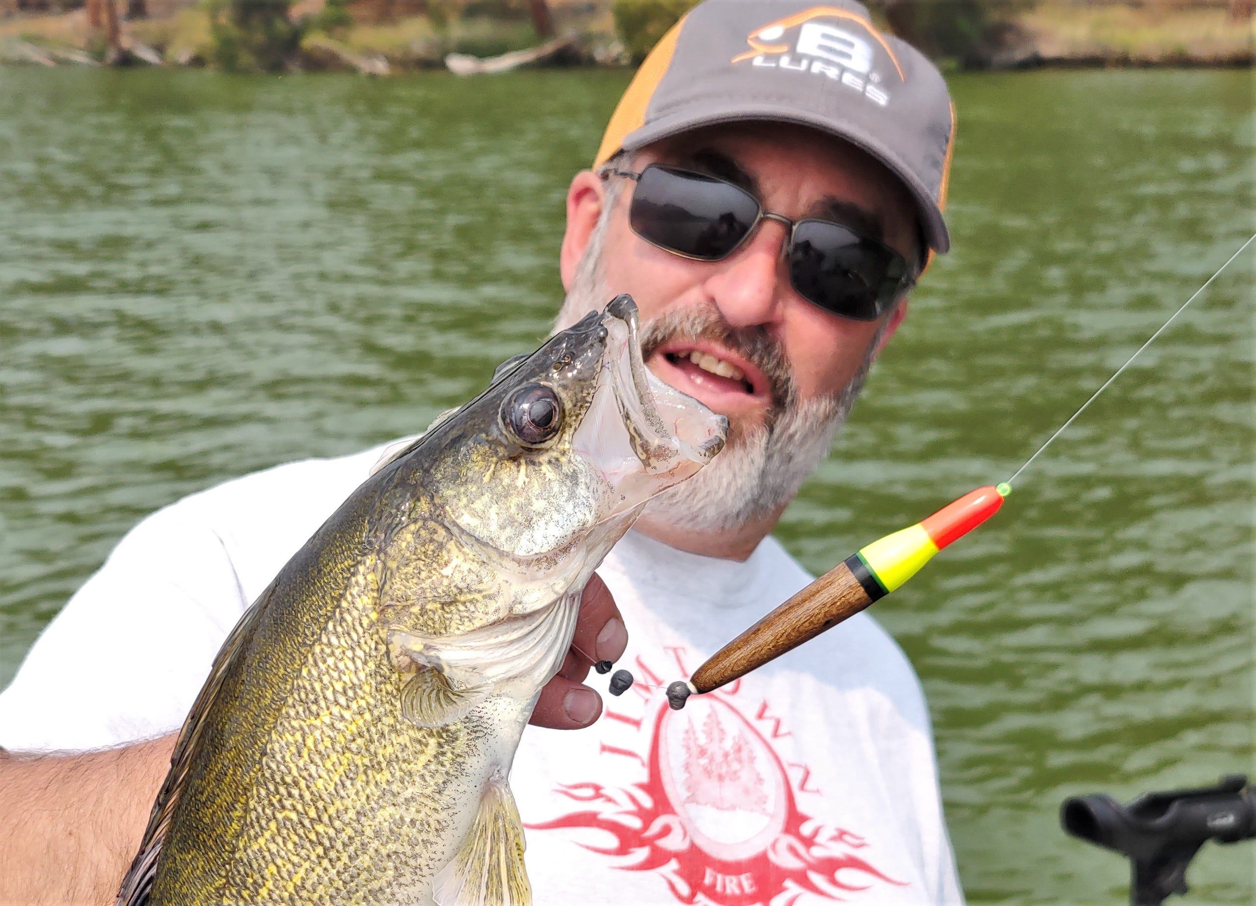 walleye on Thill Float