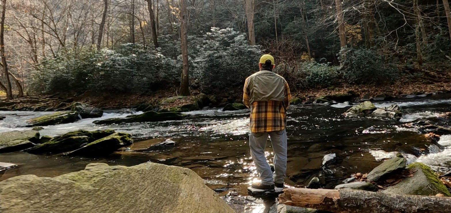 working a trout run