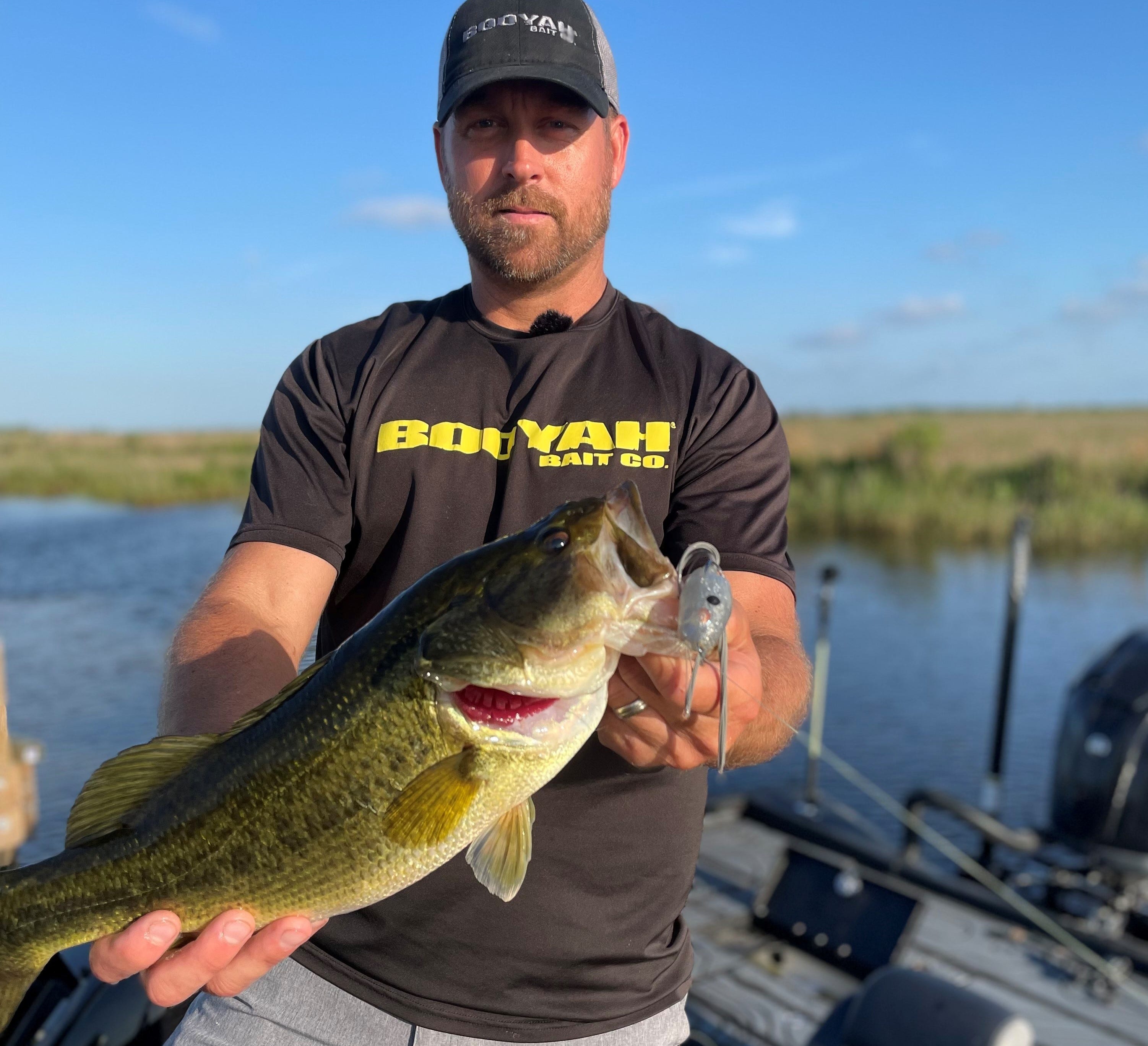 Largemouth bass on BOOYAH Pad Crasher