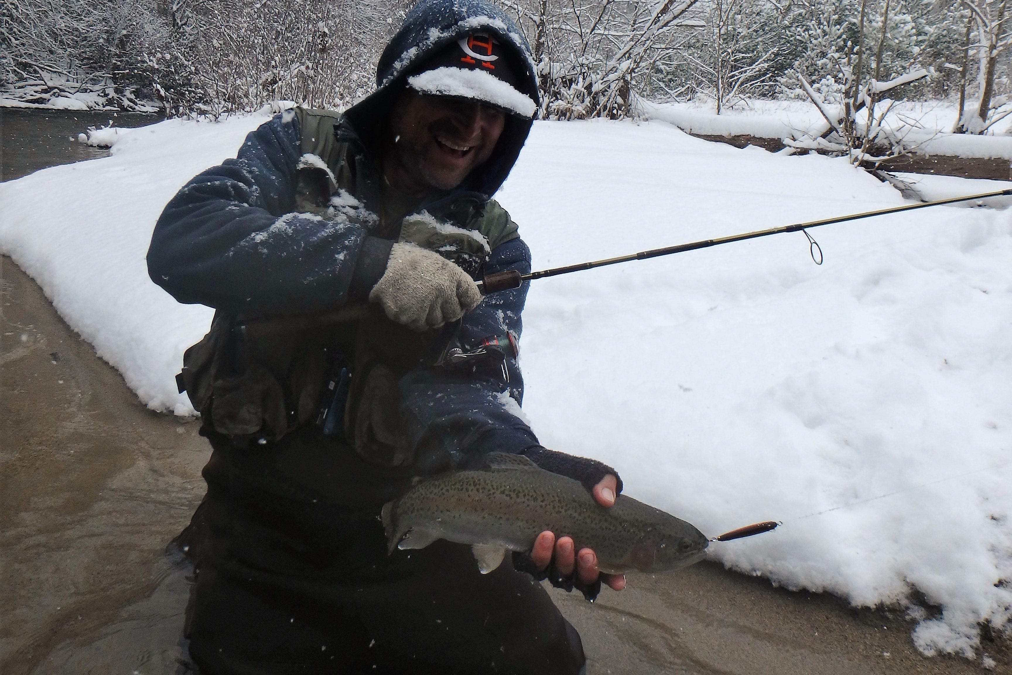 winter trout catch