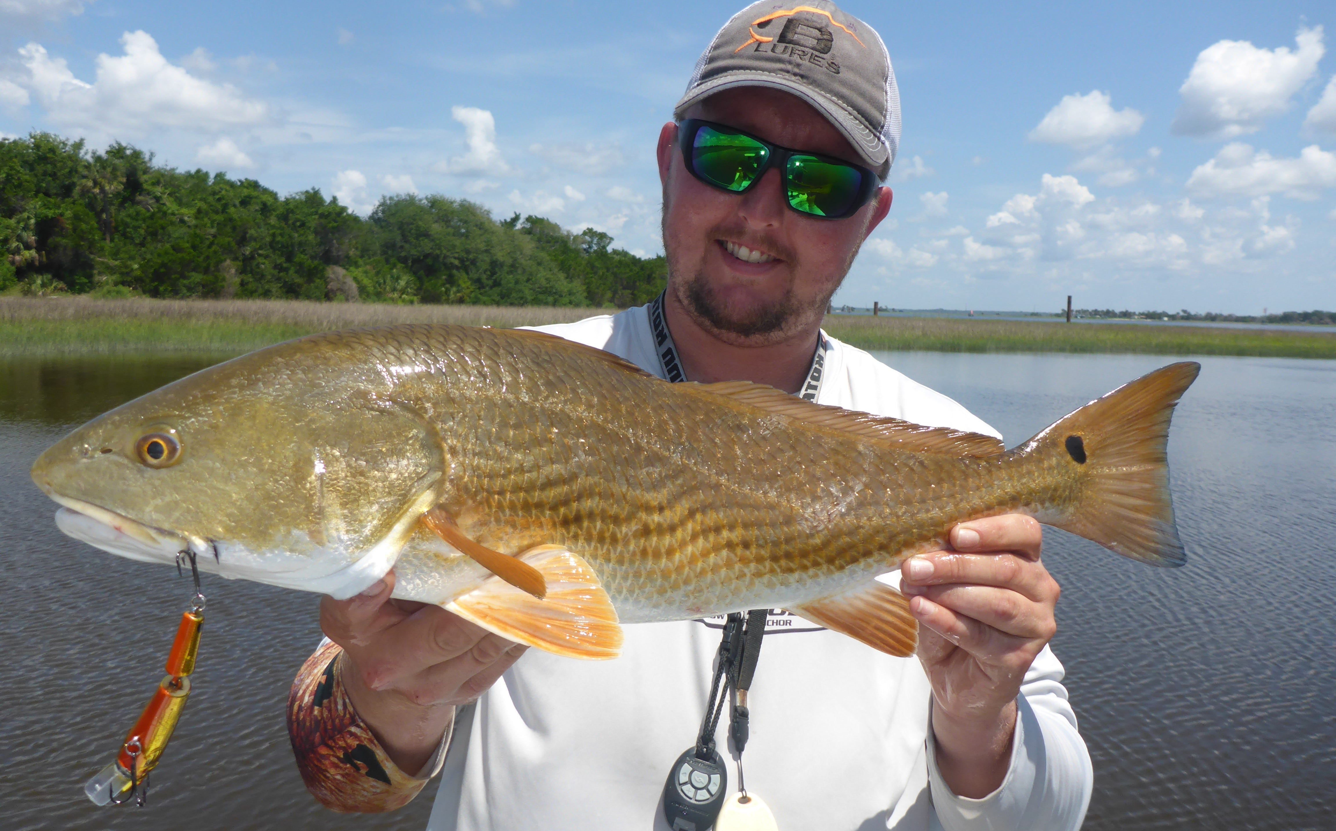 Bomber Lures redfish catch