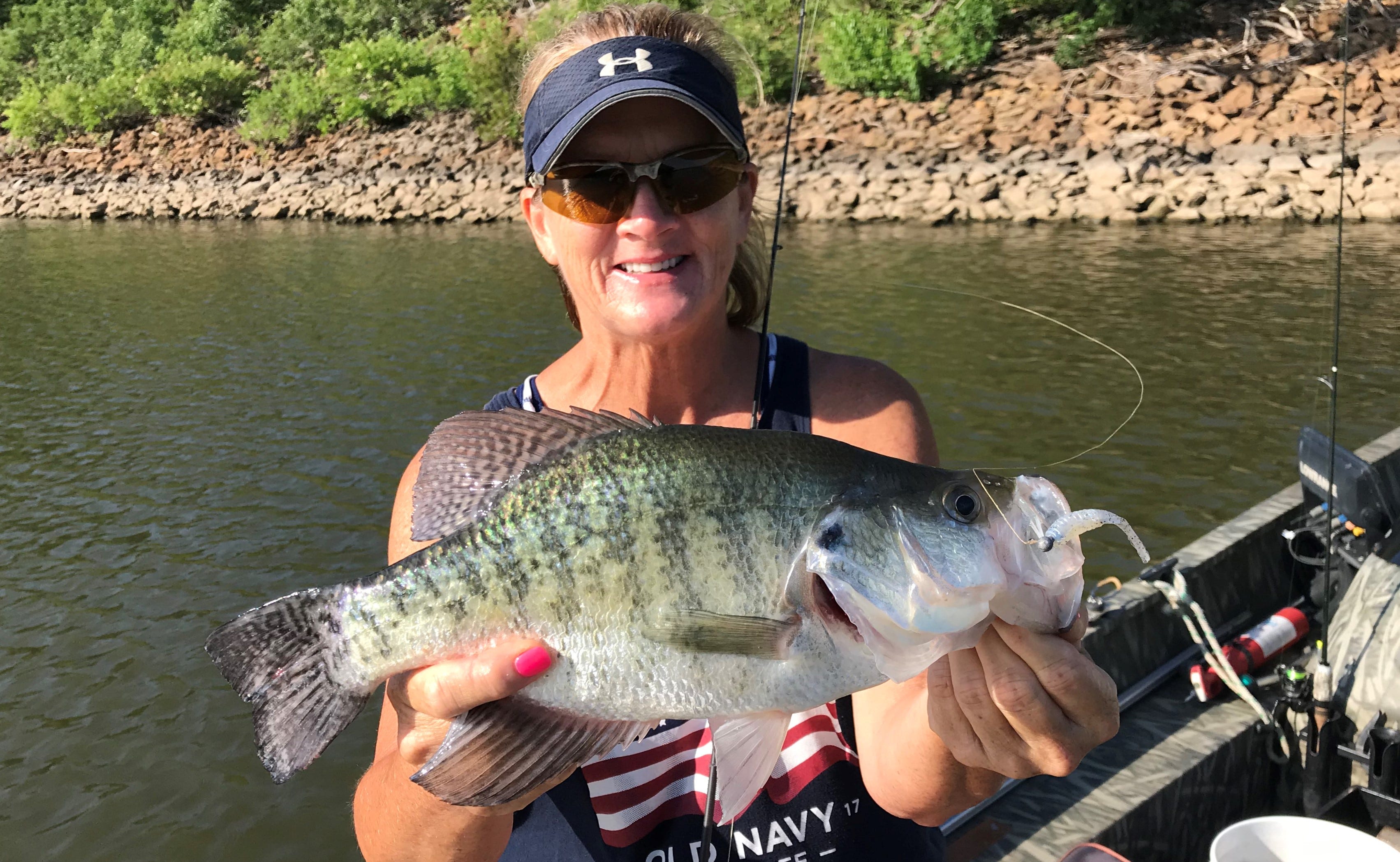 Crappie on Bobby Garland Baby Shad