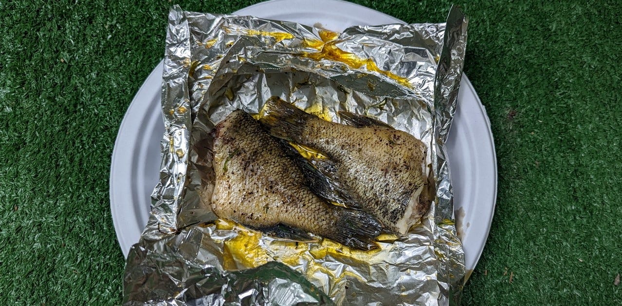 fish cooked in foil