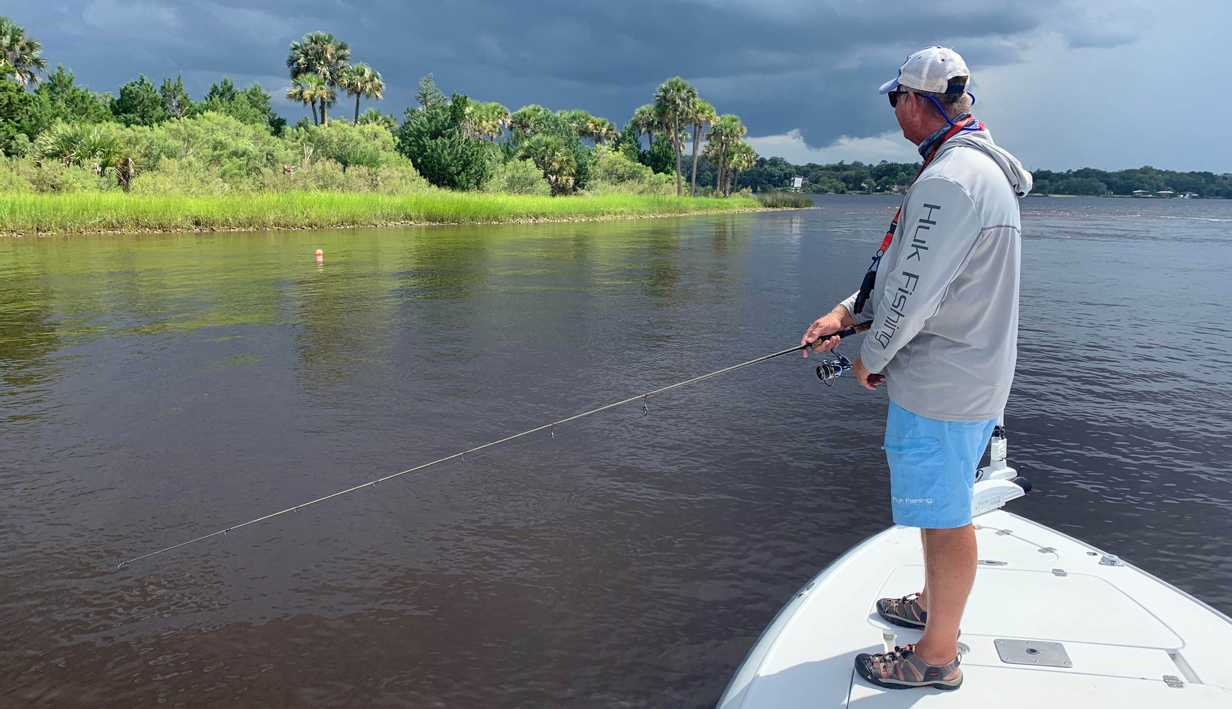 Capt. Chris Holleman fishing