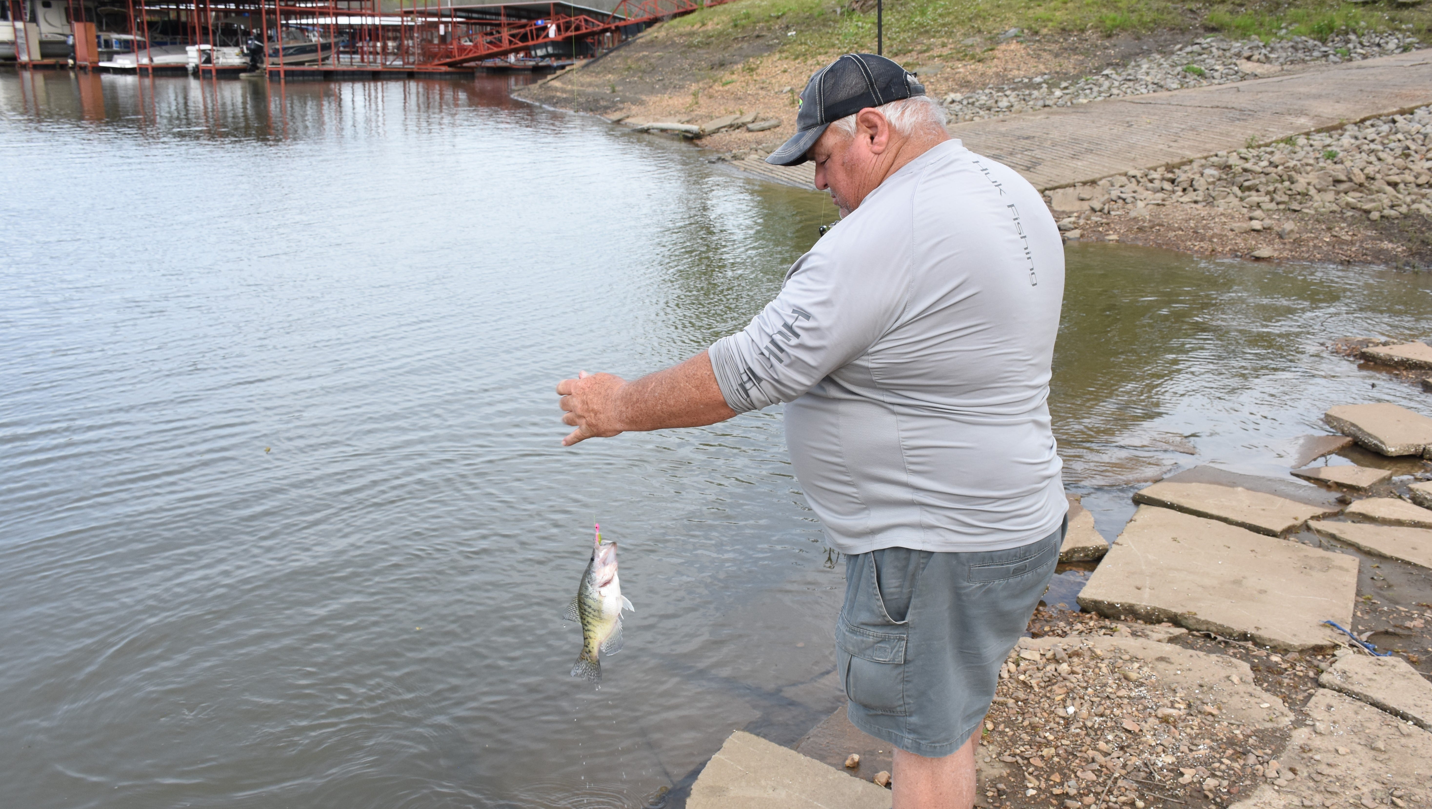 Crappie from the bank