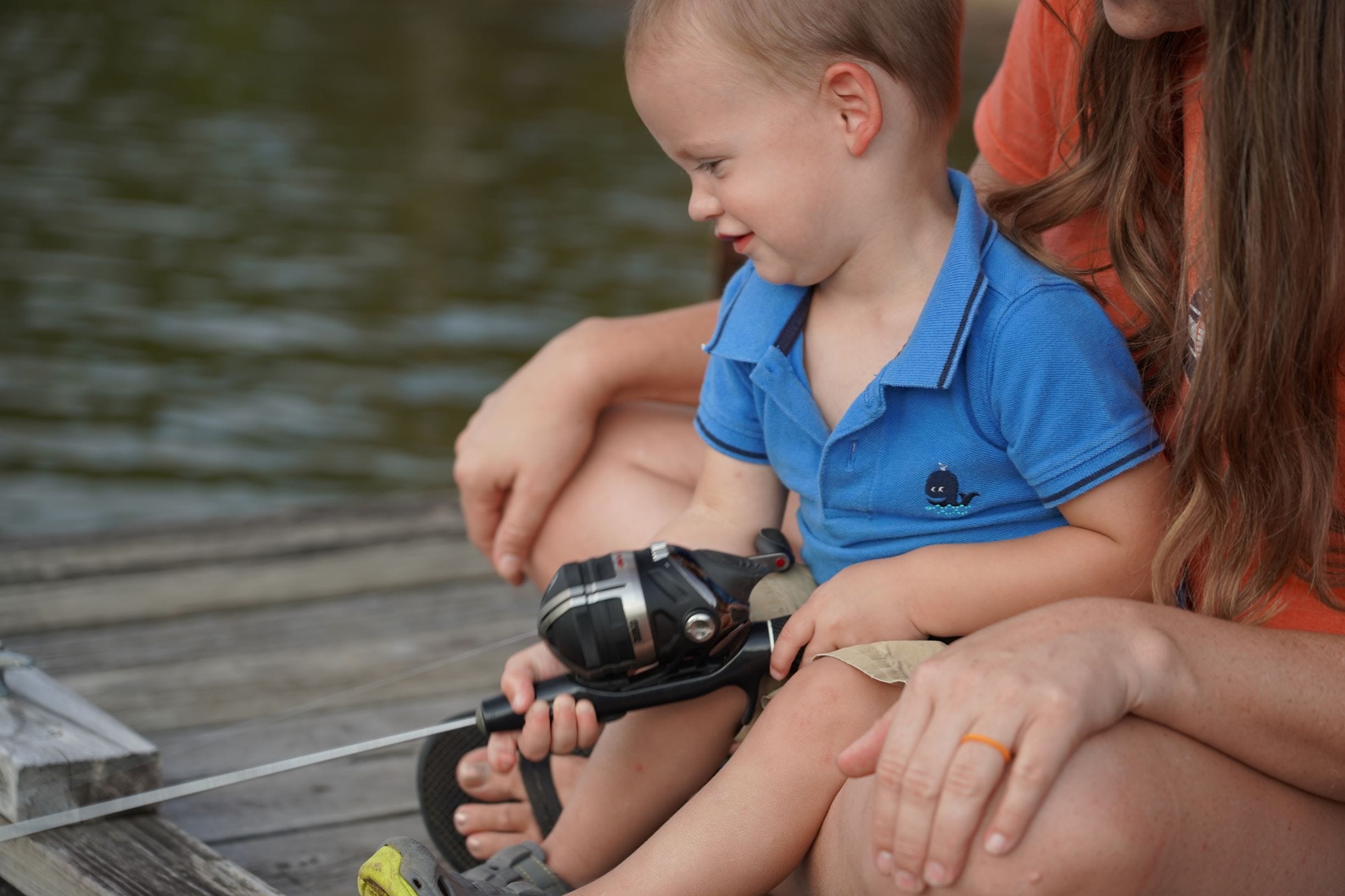 young angler