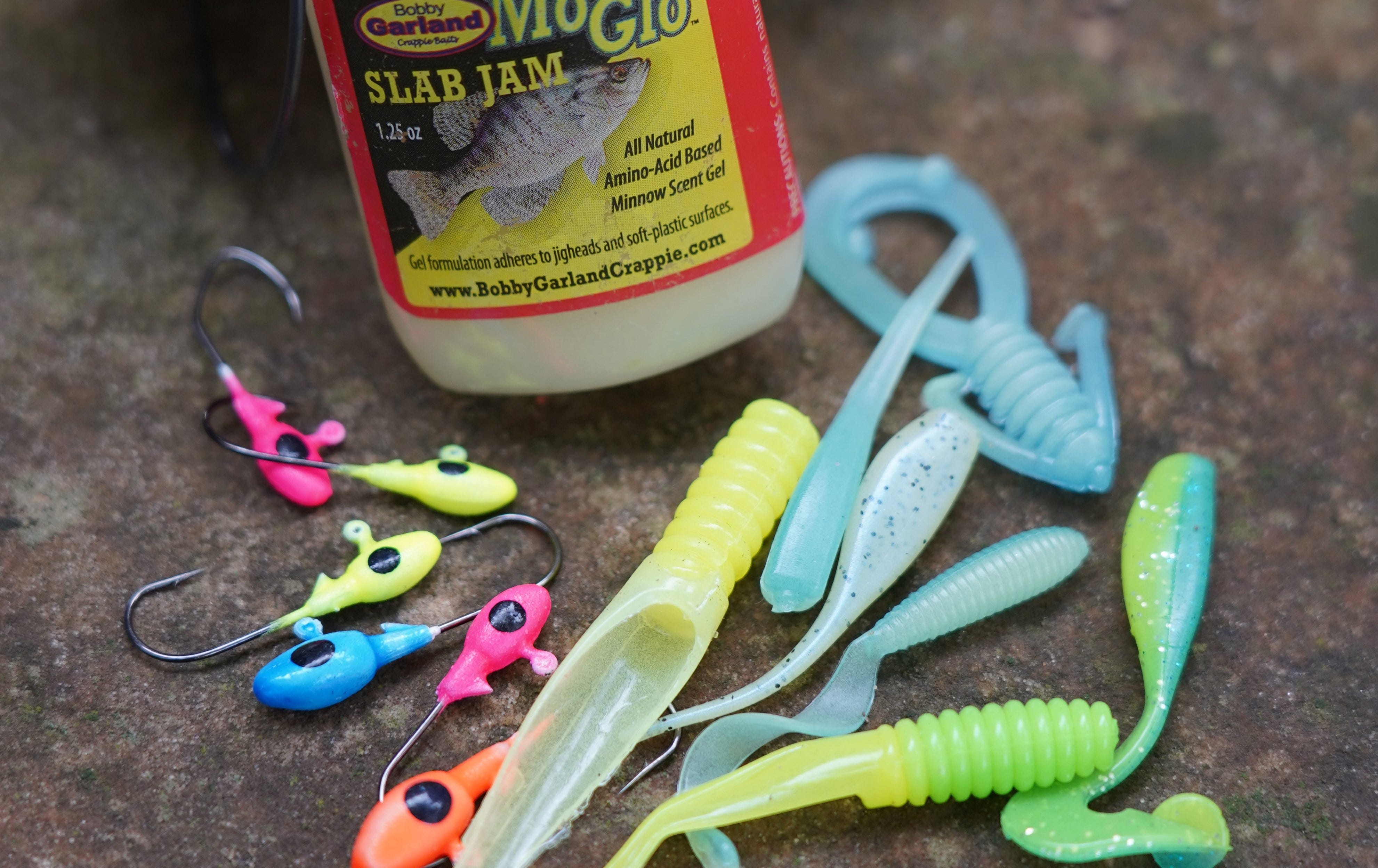 glow color crappie baits and jigheads