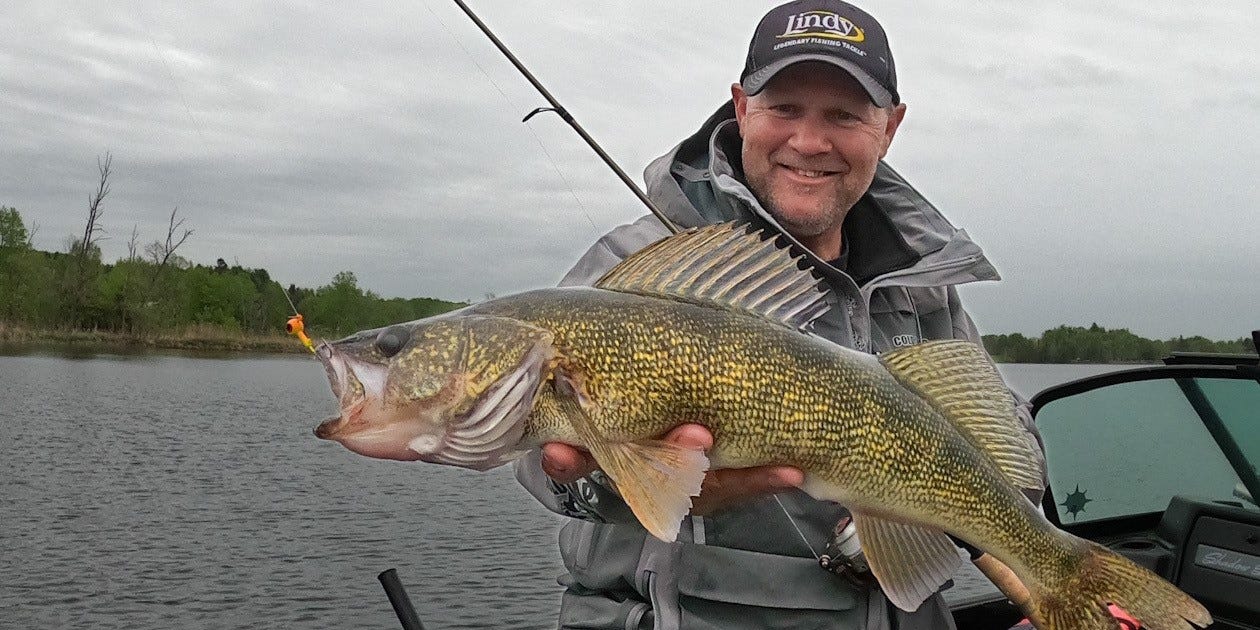 Jon Thelen with Walleye