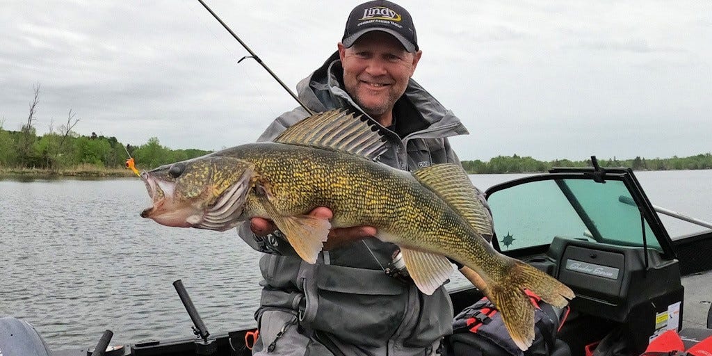 Jon Thelen with Walleye