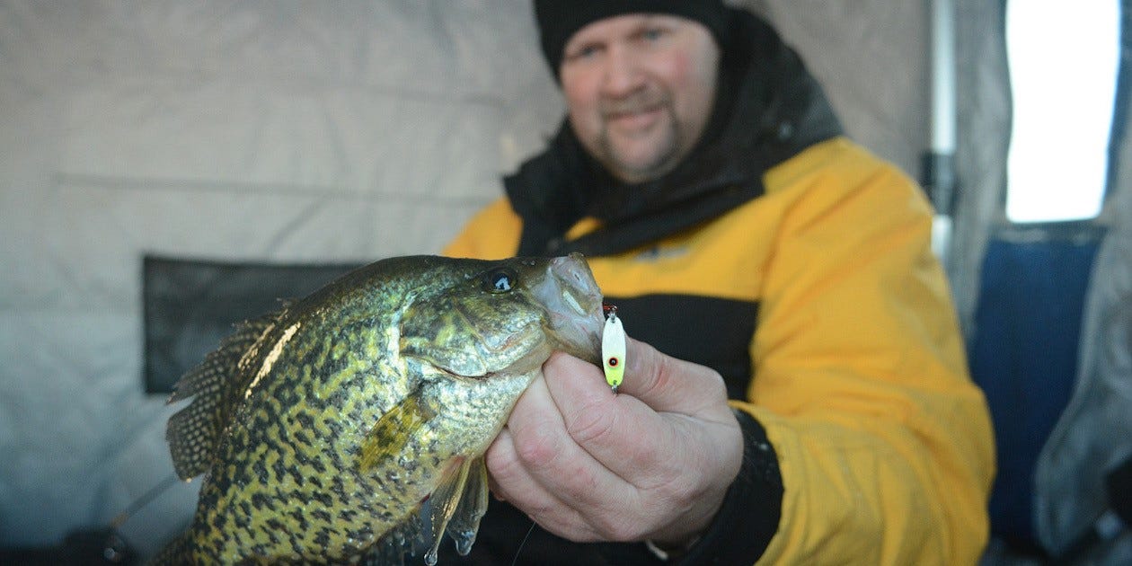Ice spoon crappie
