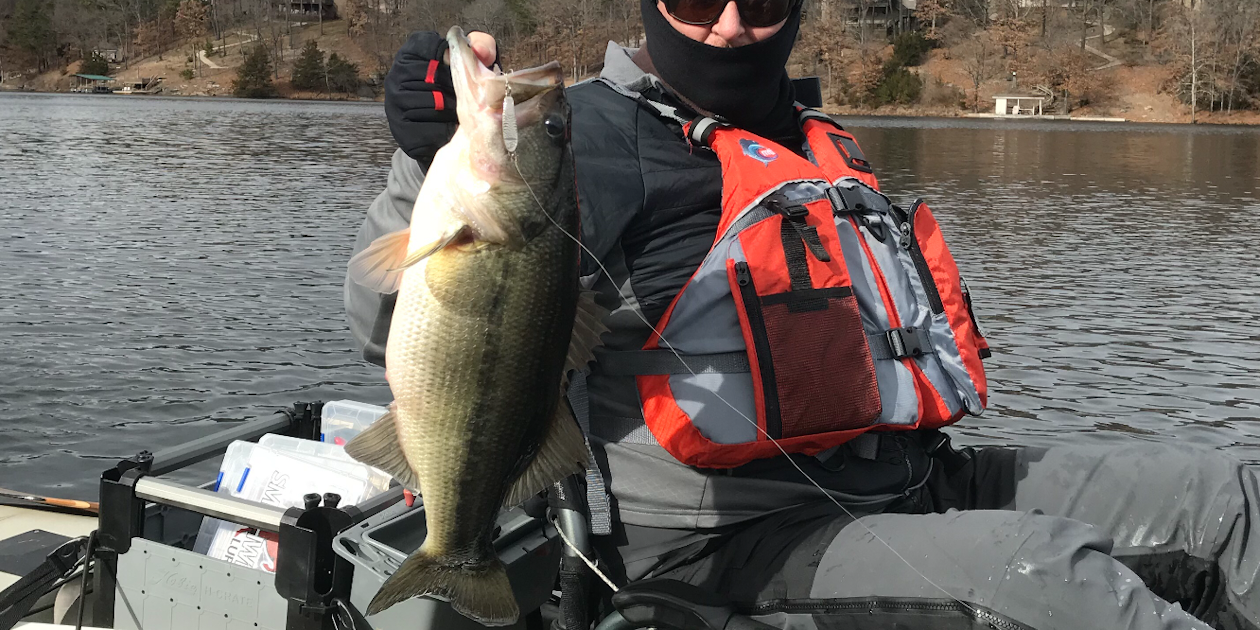 winter jigging spoon bass