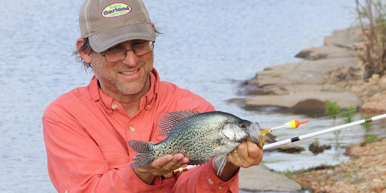 bank fishing for crappie