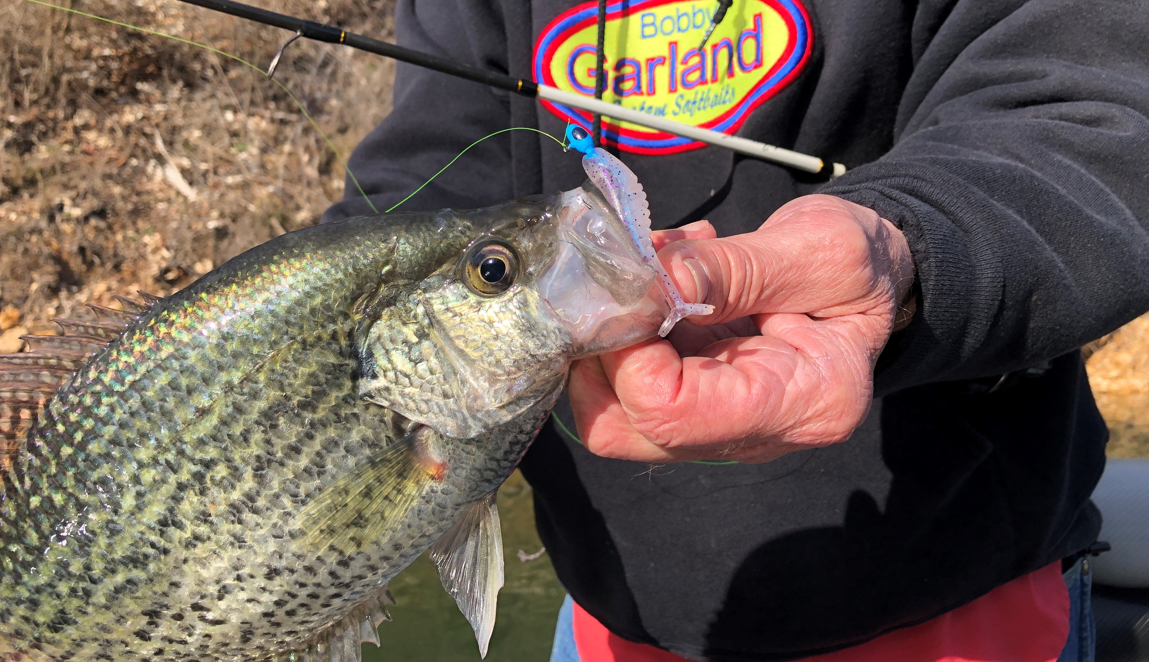 Bobby Garland crappie catch