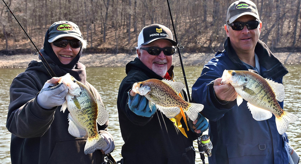 Spring crappie catch