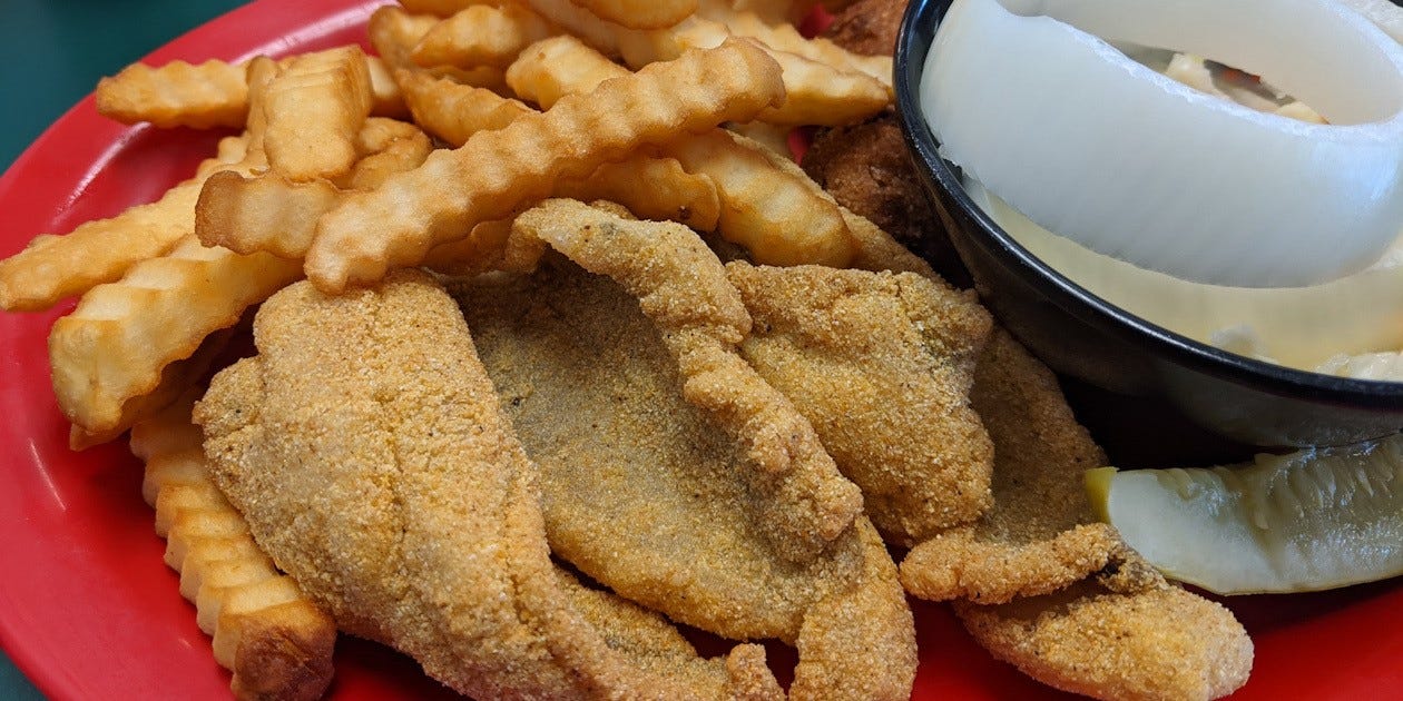 fried fish dinner