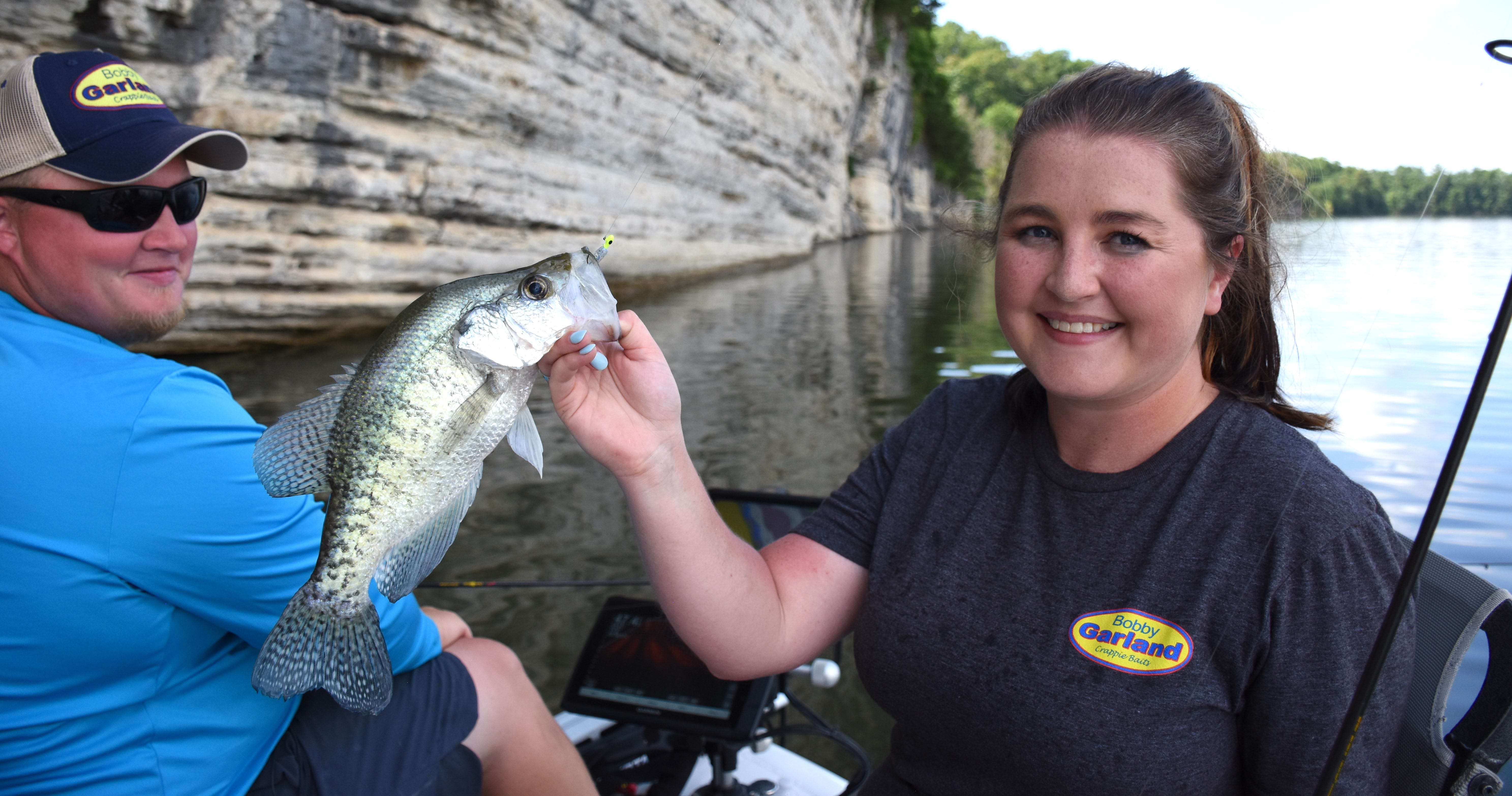 crappie from a bluff