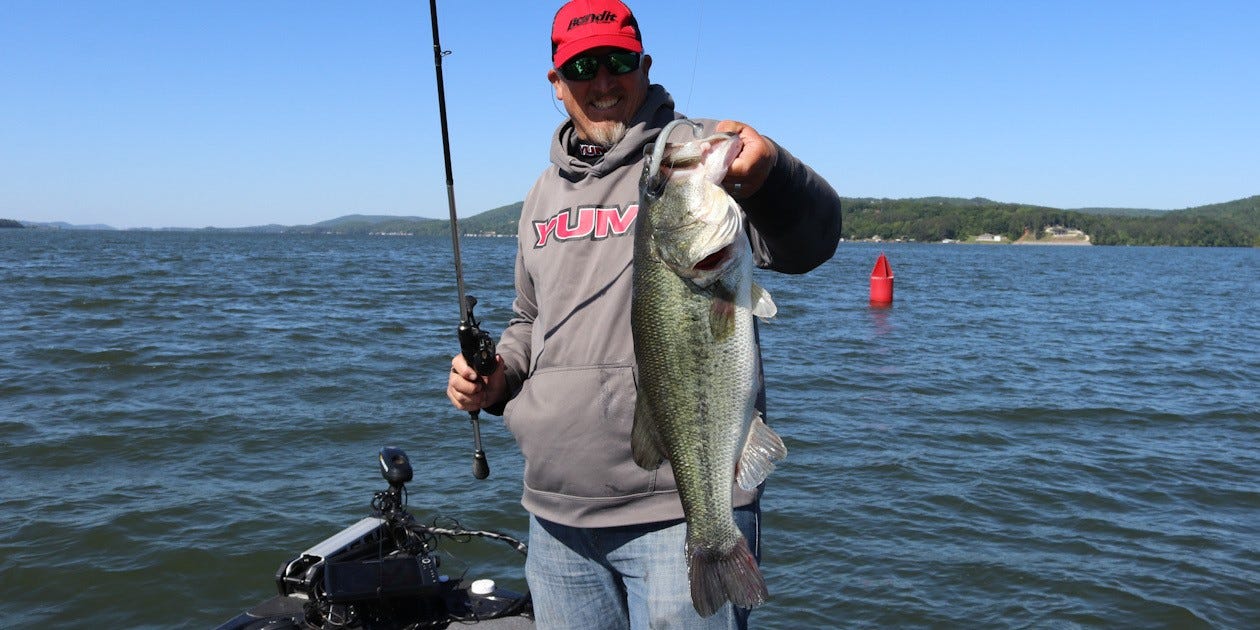 big bass on swimbait