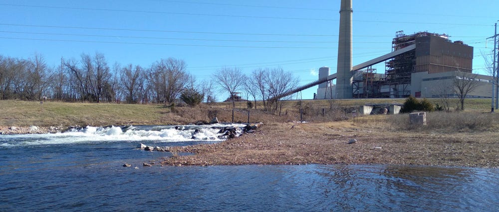 Power plant reservoir